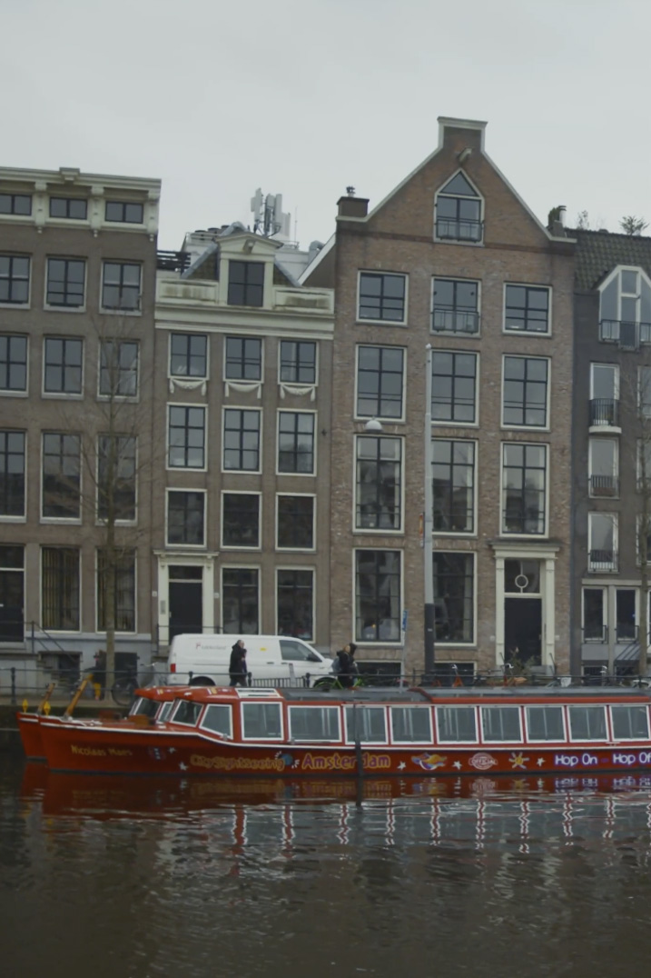 View of Amsterdam canals