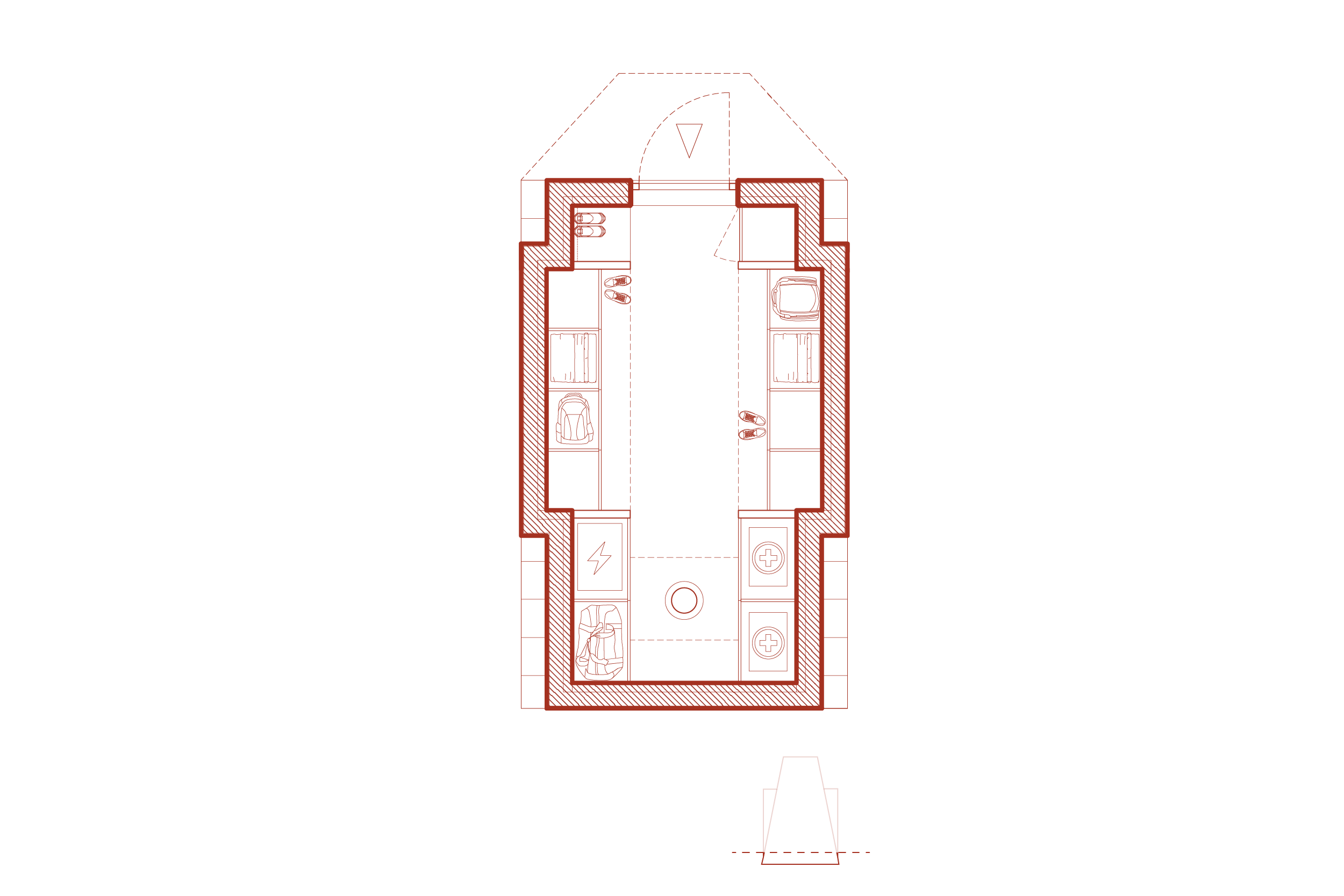 Alpine Hut Base Plan