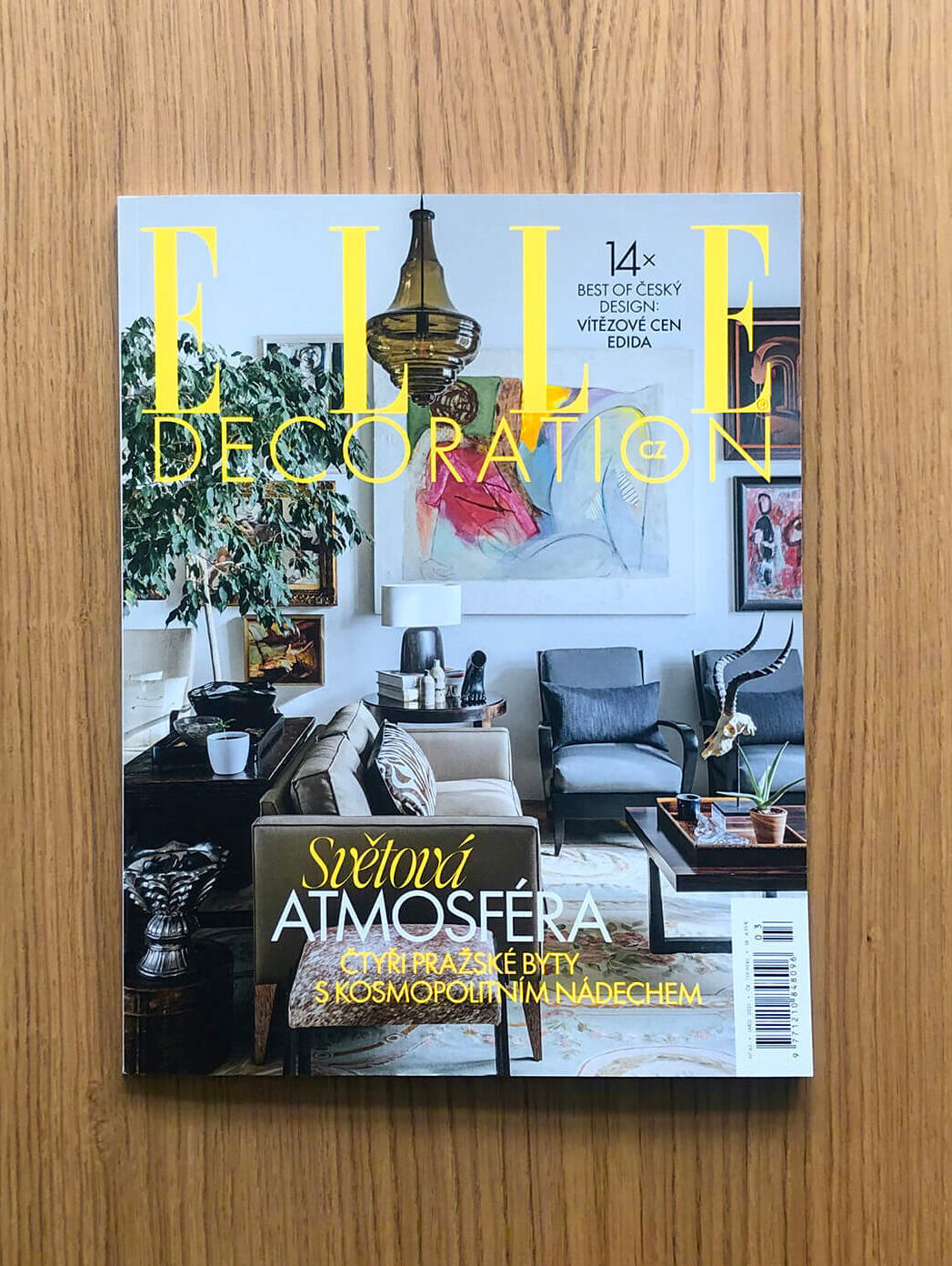 Symmetry apartment Elle Decor Cover